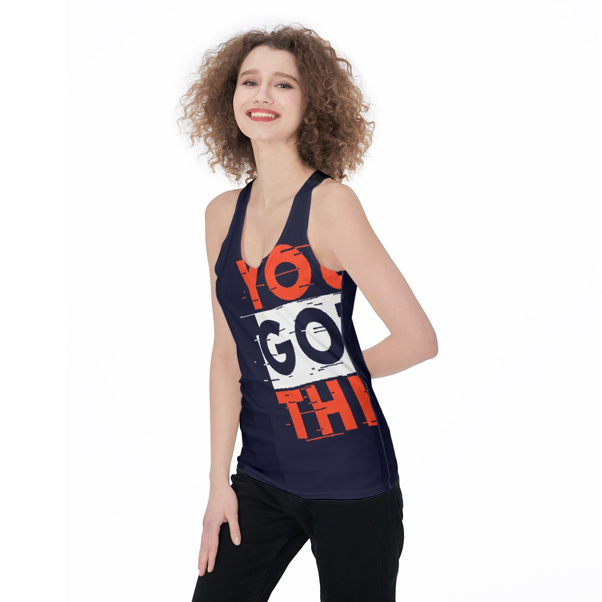 All-Over Print Women's Racerback Tank Top