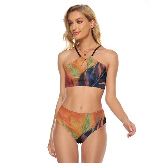 All-Over Print Women's Cami Keyhole One-piece Swimsuit