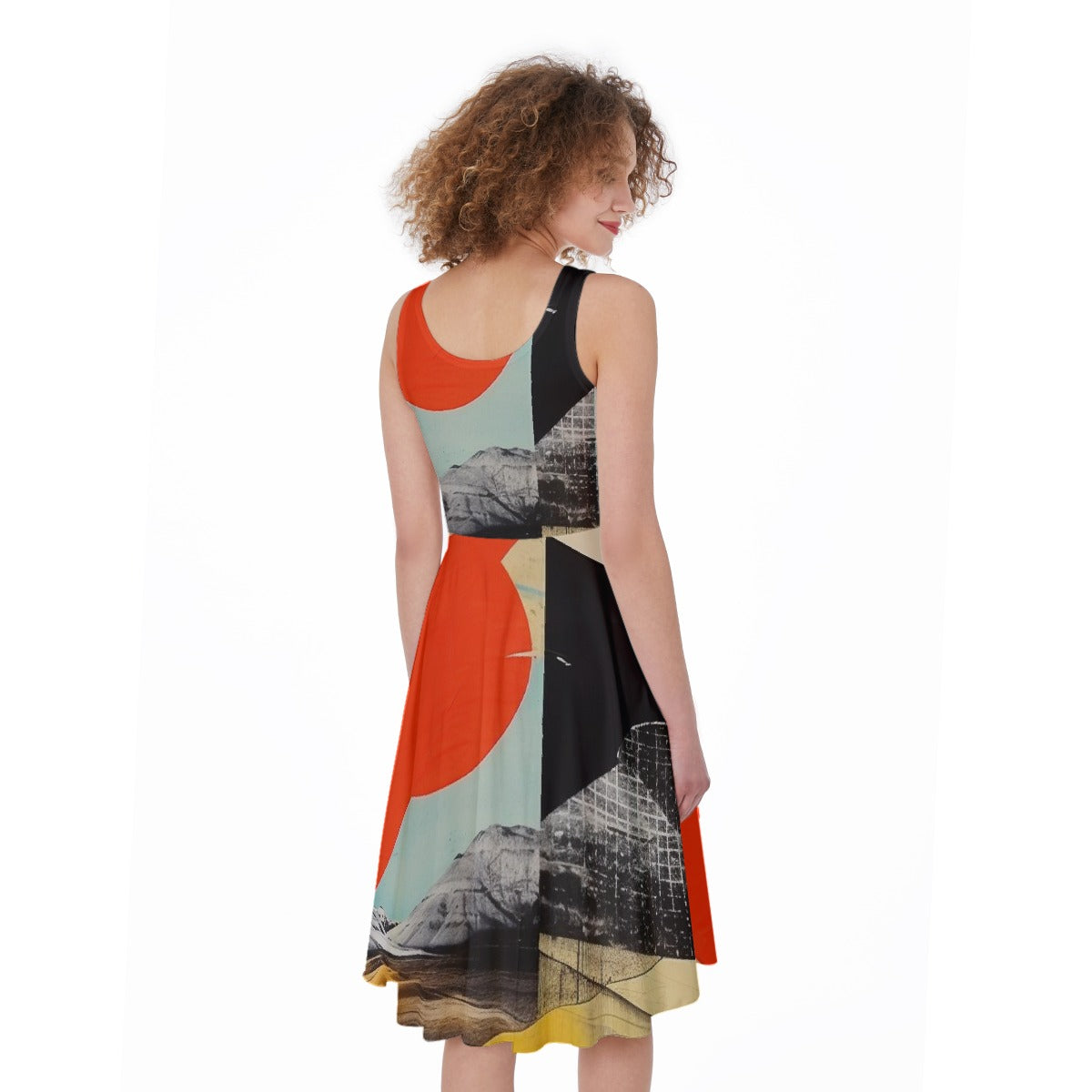 All-Over Print Women's Sleeveless Dress