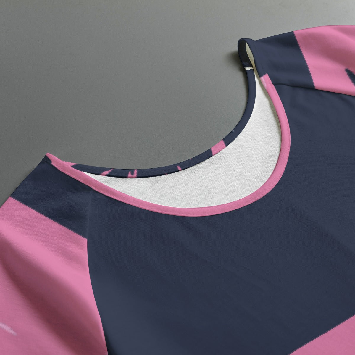 All-Over Print Women's Round Neck T-shirt With Raglan Sleeve
