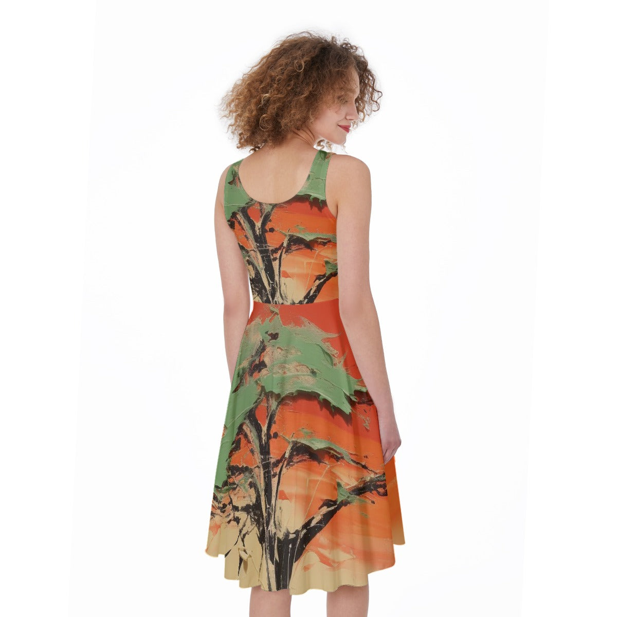 All-Over Print Women's Sleeveless Dress