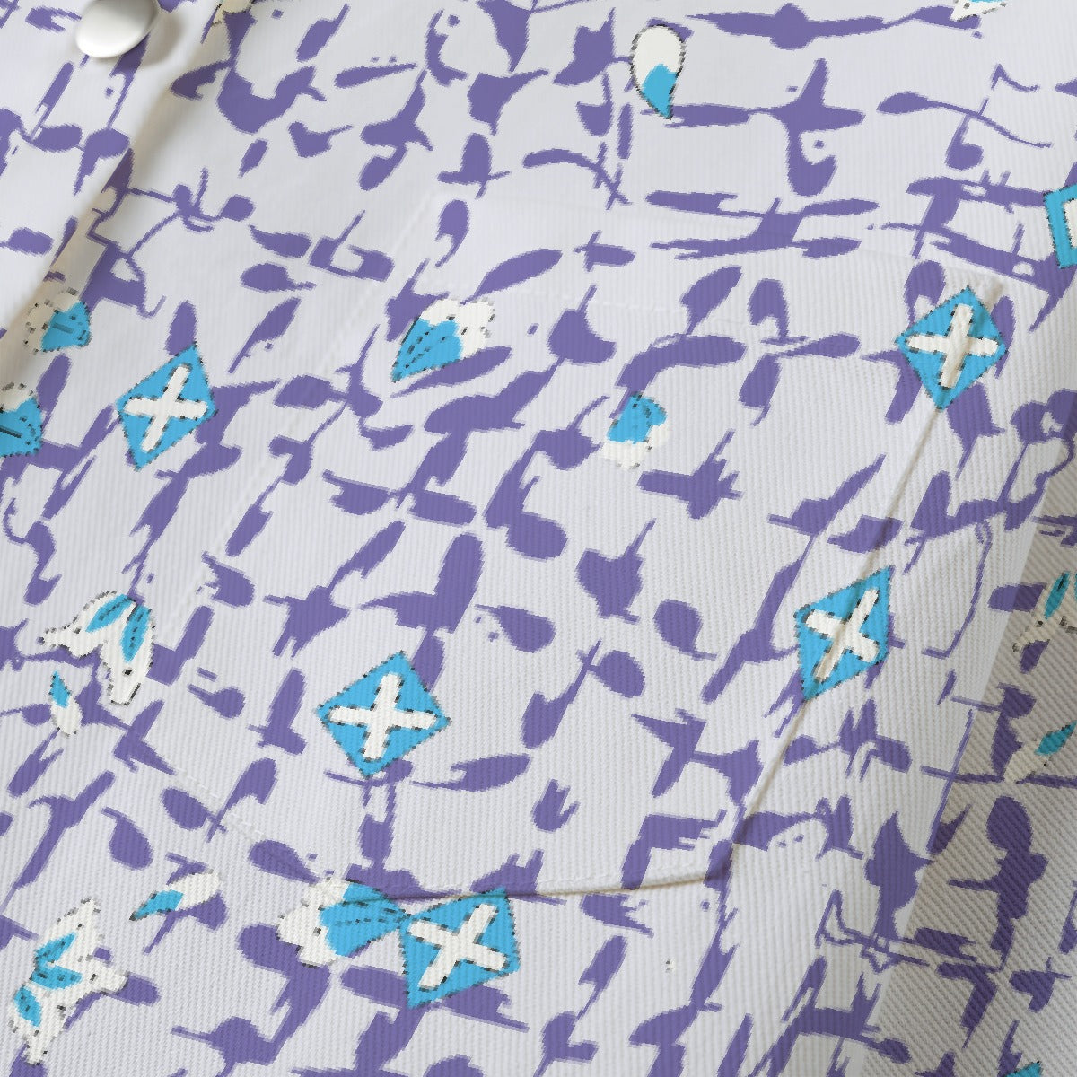 All-Over Print Women's Cropped Jacket | 245GSM Cotton