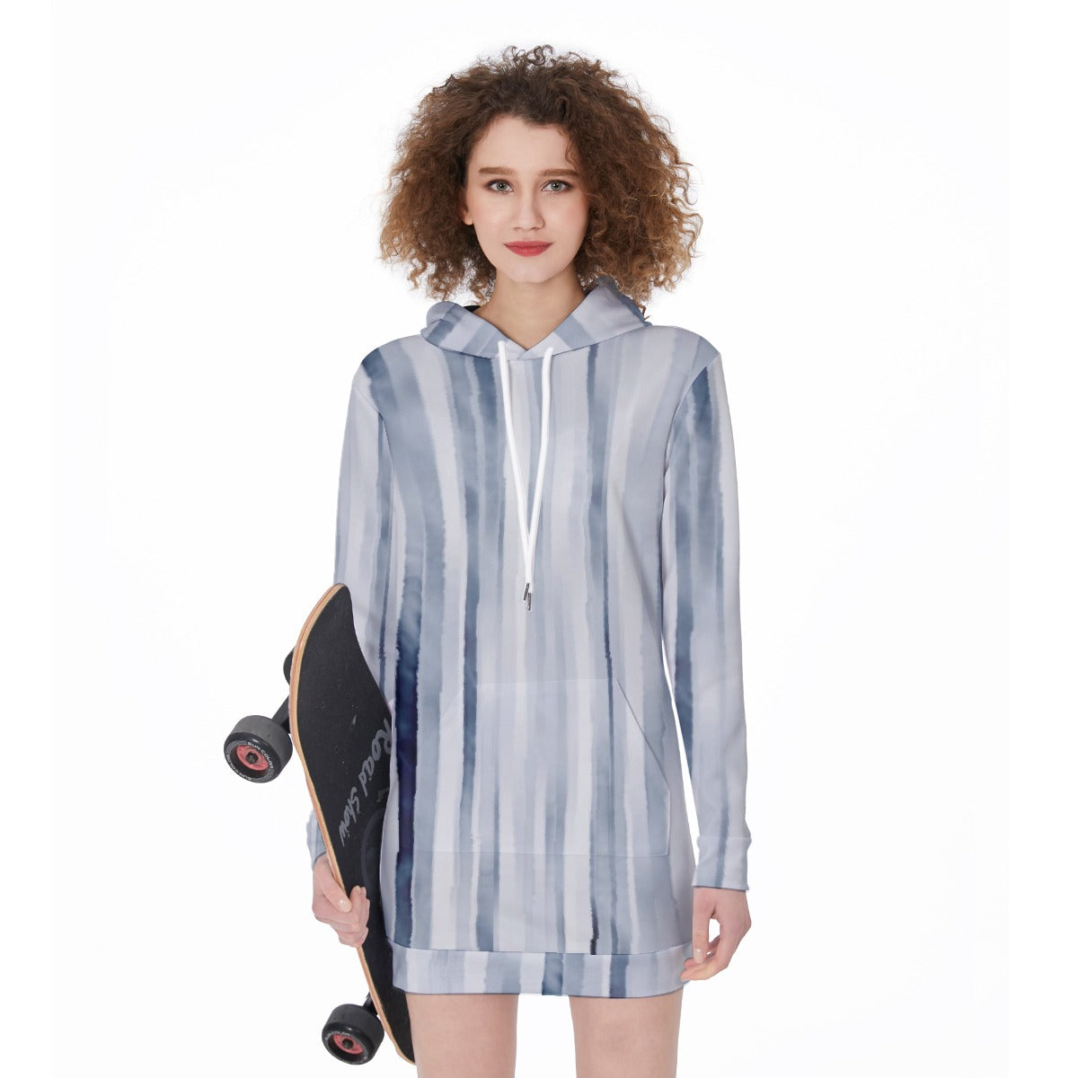 All-Over Print Women's Long Hoodie