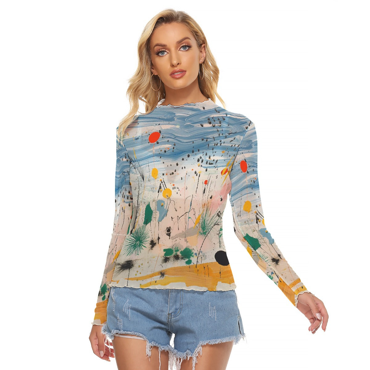 All-Over Print Women's Mesh T-shirt