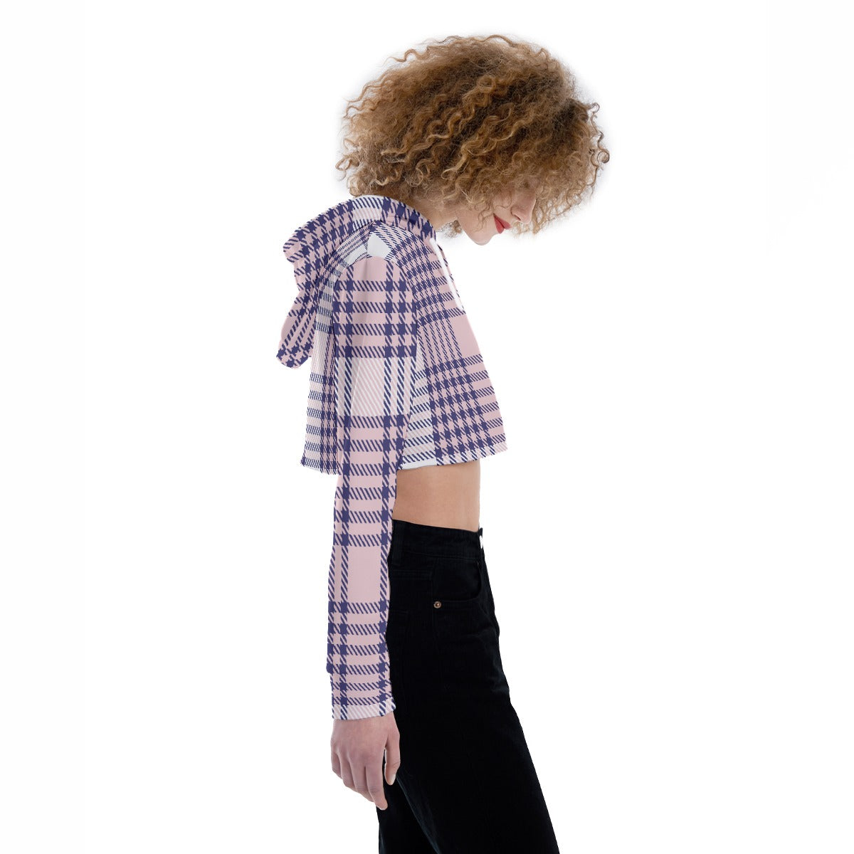 All-Over Print Women's Crop Top Hoodie