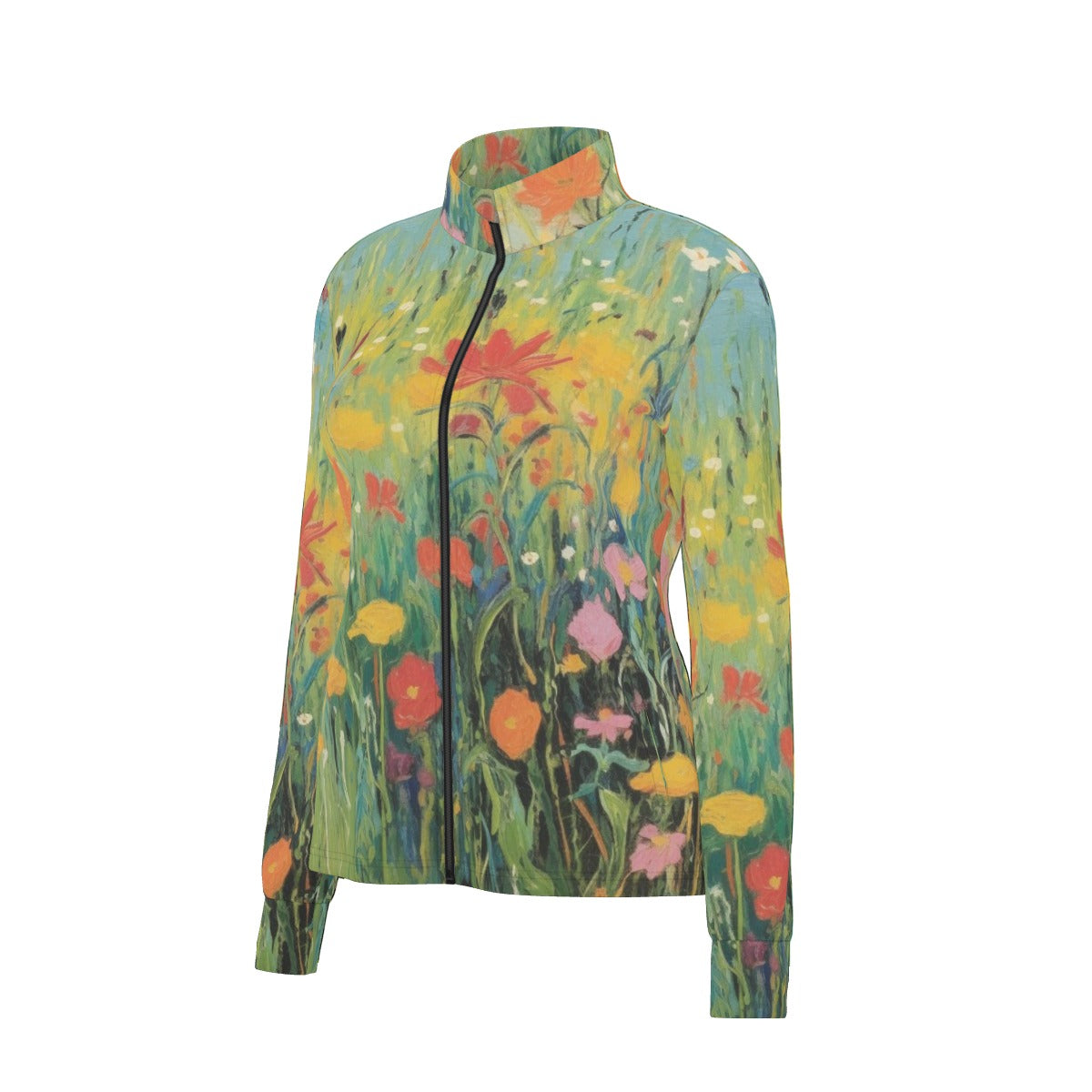 All-Over Print Women's Long Sleeve Thumbhole Jacket