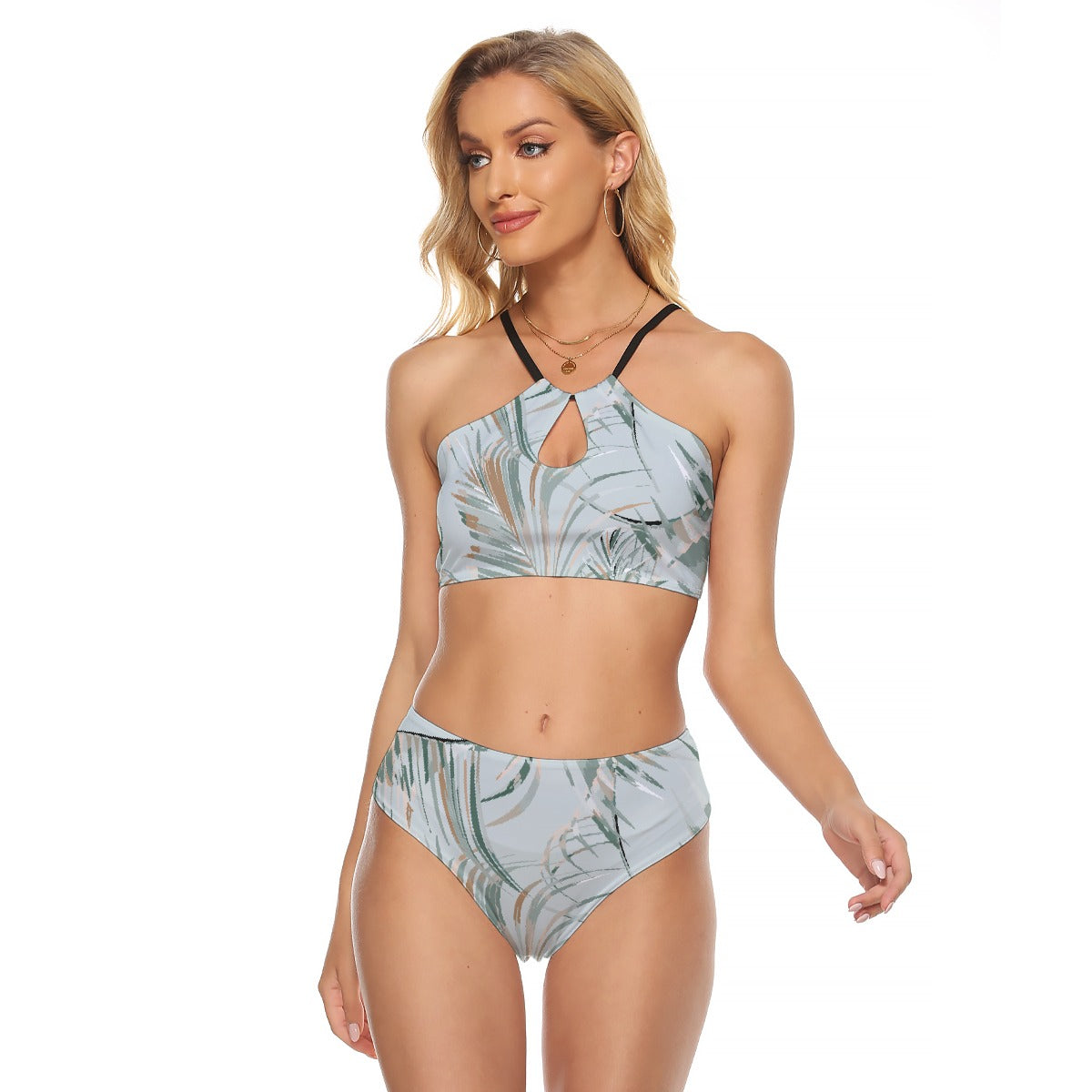 All-Over Print Women's Cami Keyhole One-piece Swimsuit