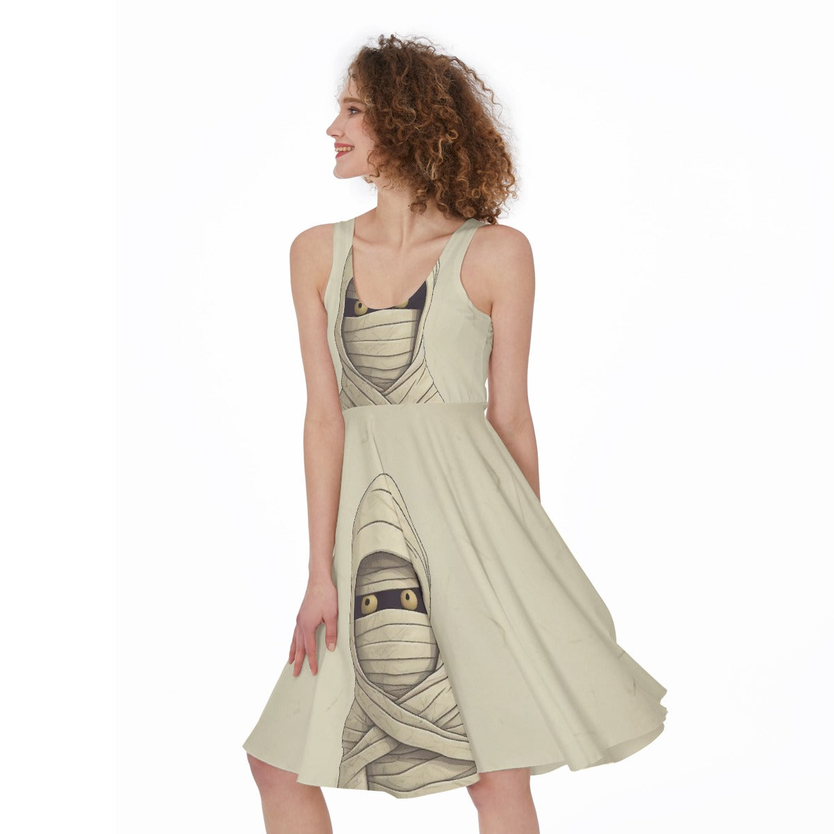 All-Over Print Women's Sleeveless Dress