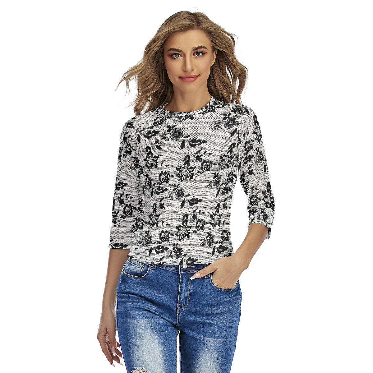 All-Over Print Women's Raglan Sleeves T-shirts