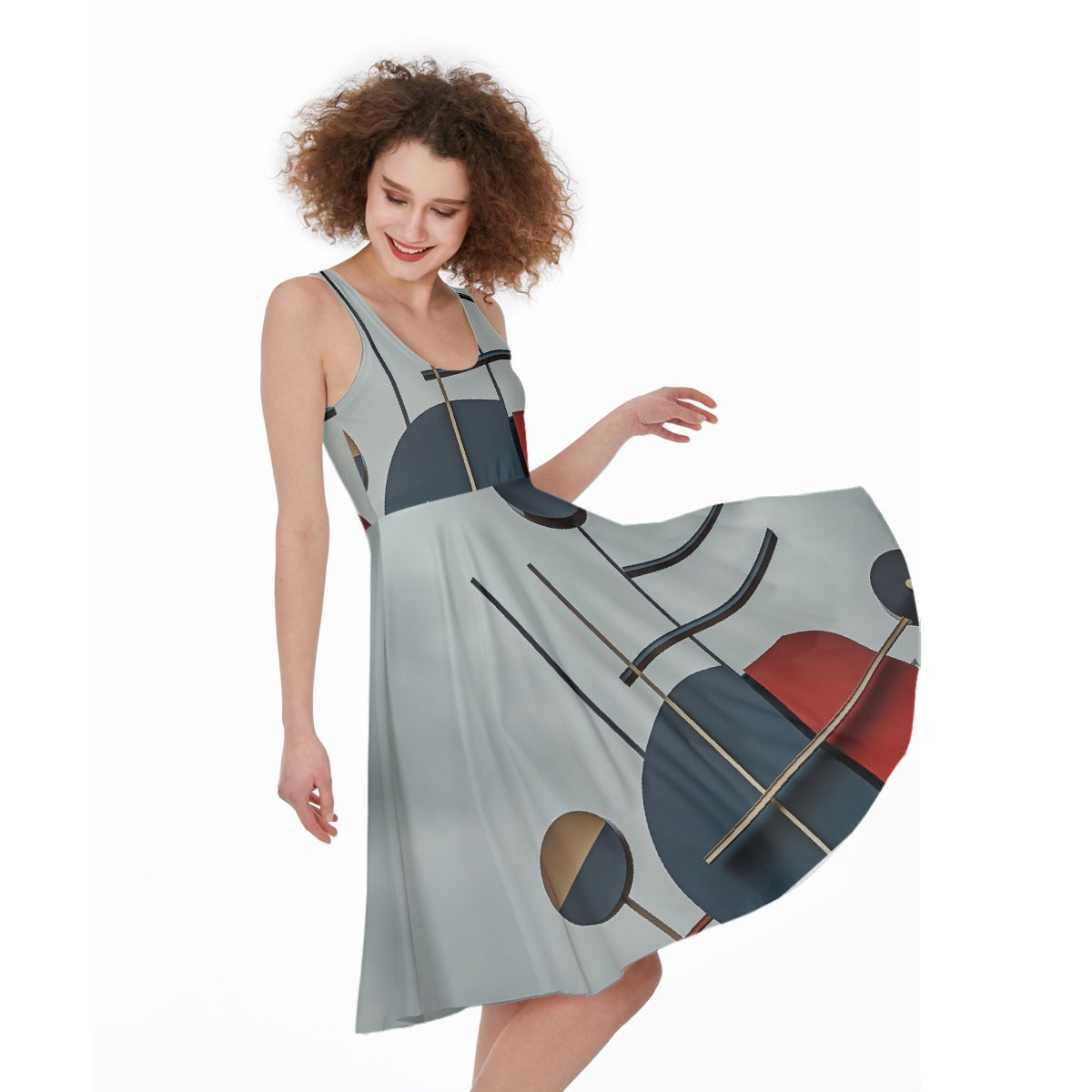 All-Over Print Women's Sleeveless Dress
