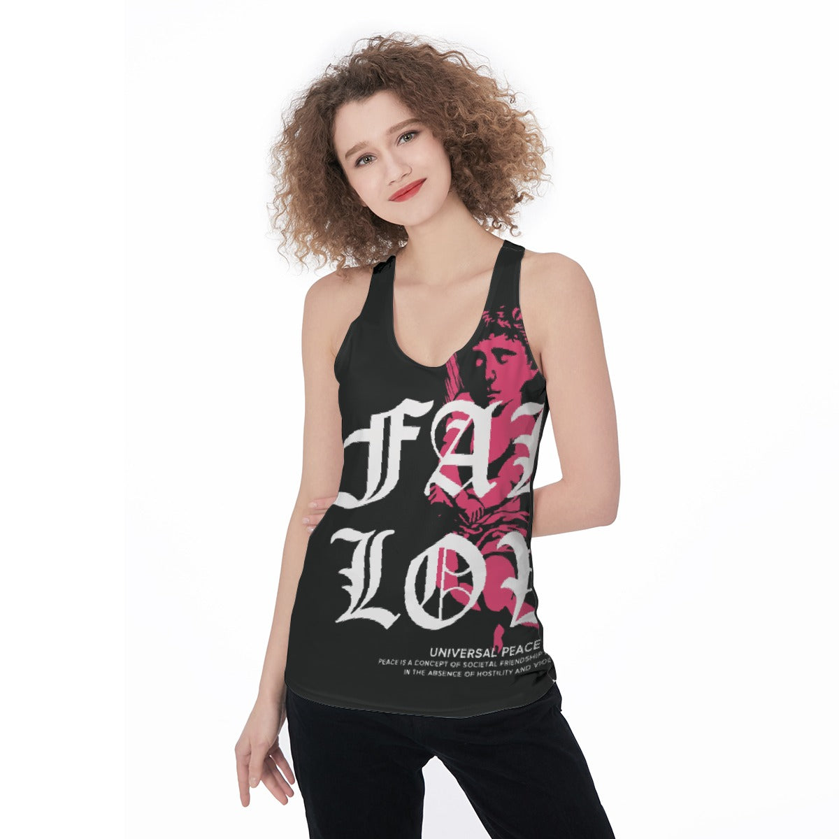 All-Over Print Women's Racerback Tank Top
