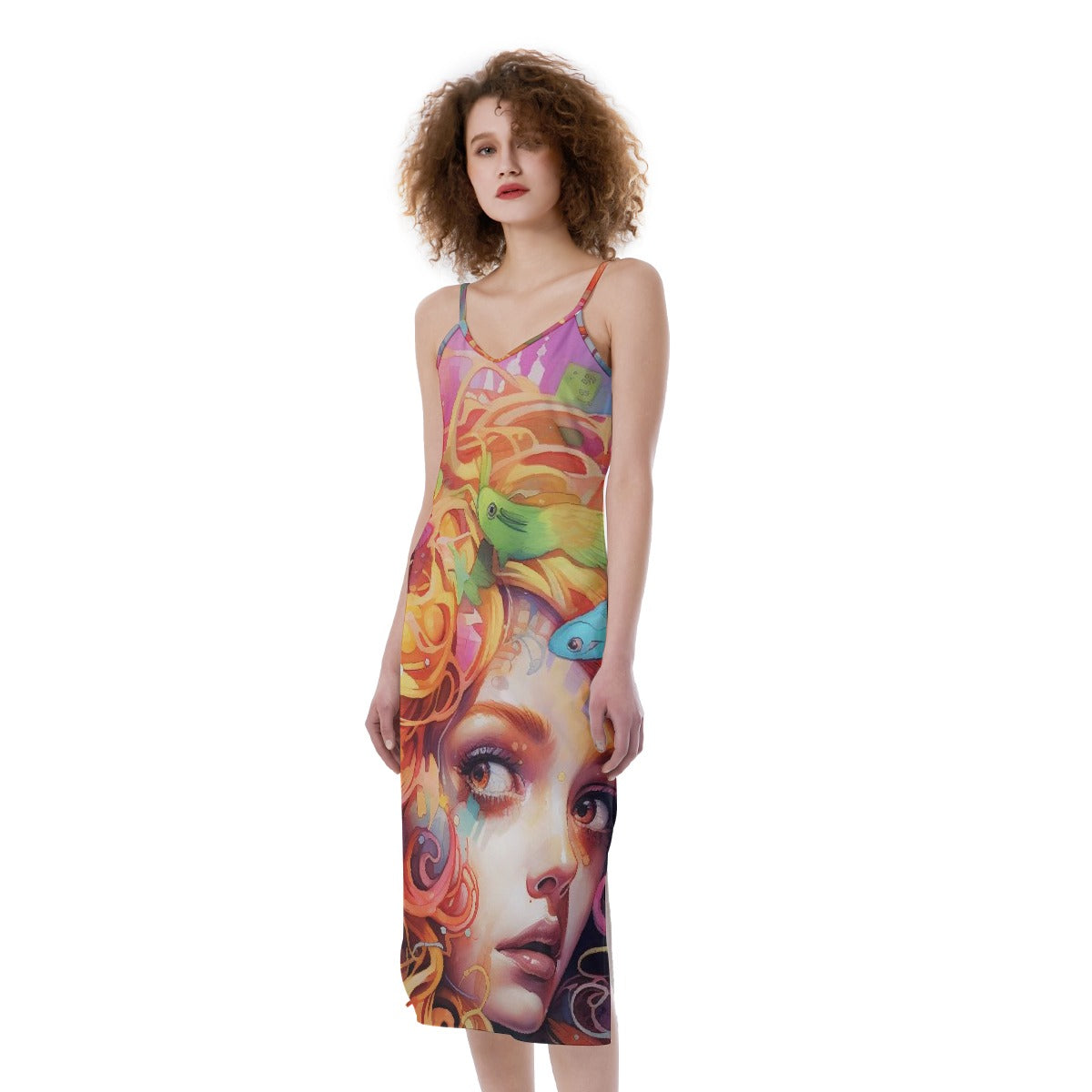 All-Over Print Women's Cami Dress