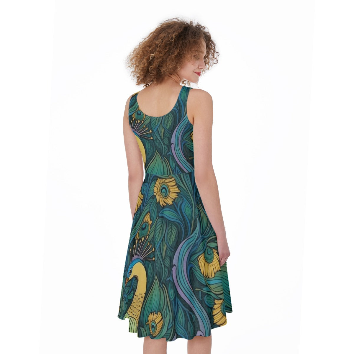 All-Over Print Women's Sleeveless Dress