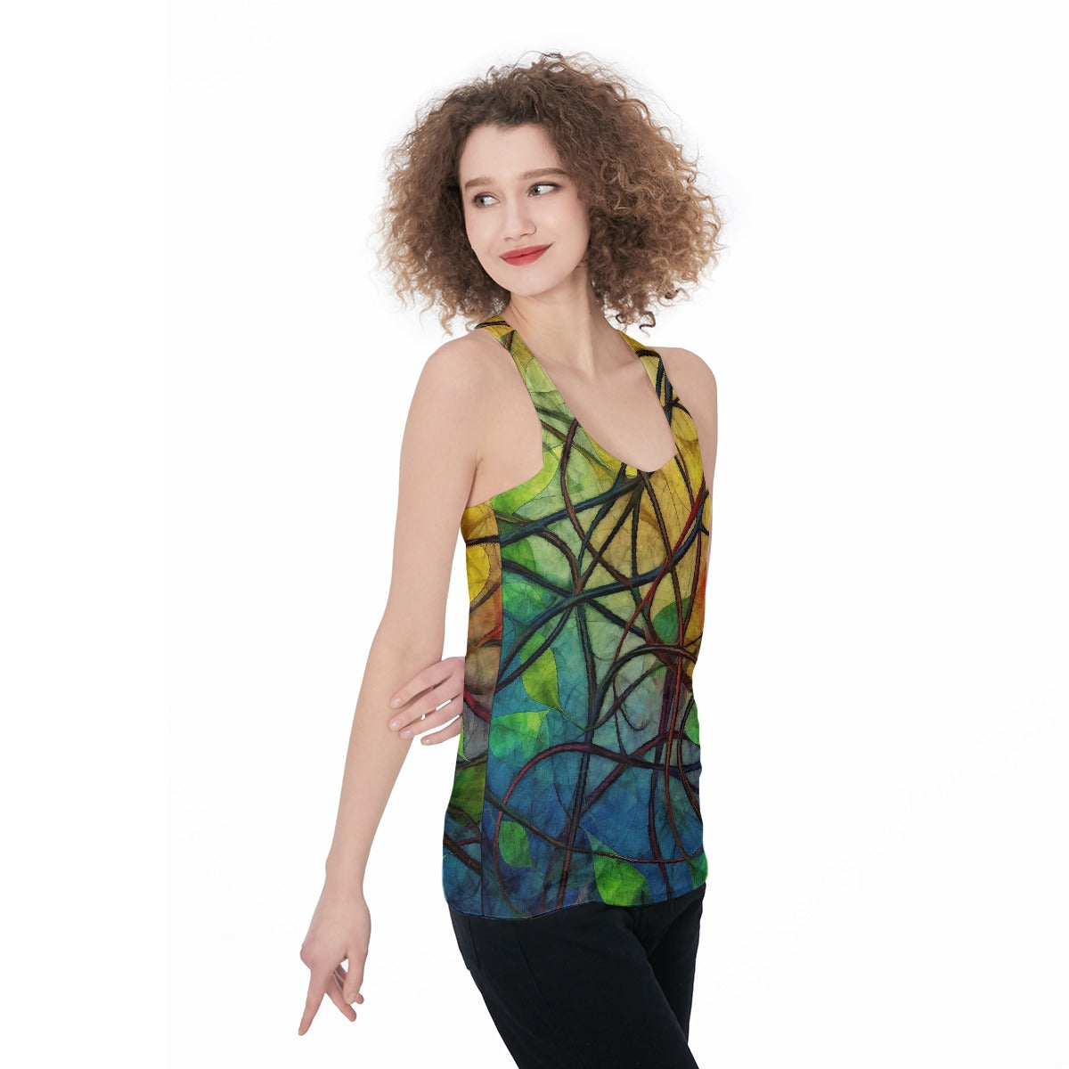 All-Over Print Women's Racerback Tank Top