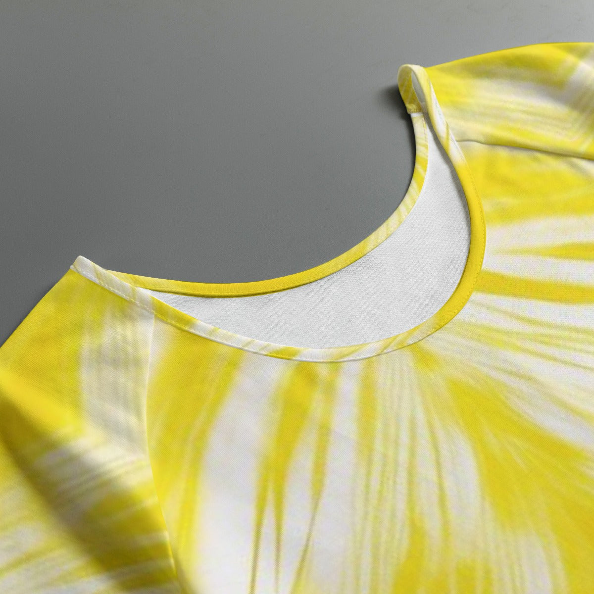 All-Over Print Women's Round Neck T-shirt With Raglan Sleeve