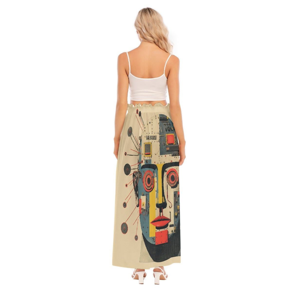 All-Over Print Women's Side Split Skirt