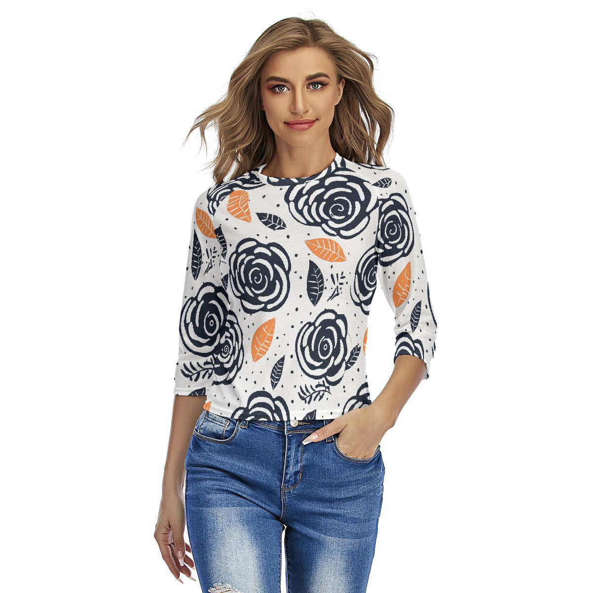 All-Over Print Women's Raglan Sleeves T-shirts