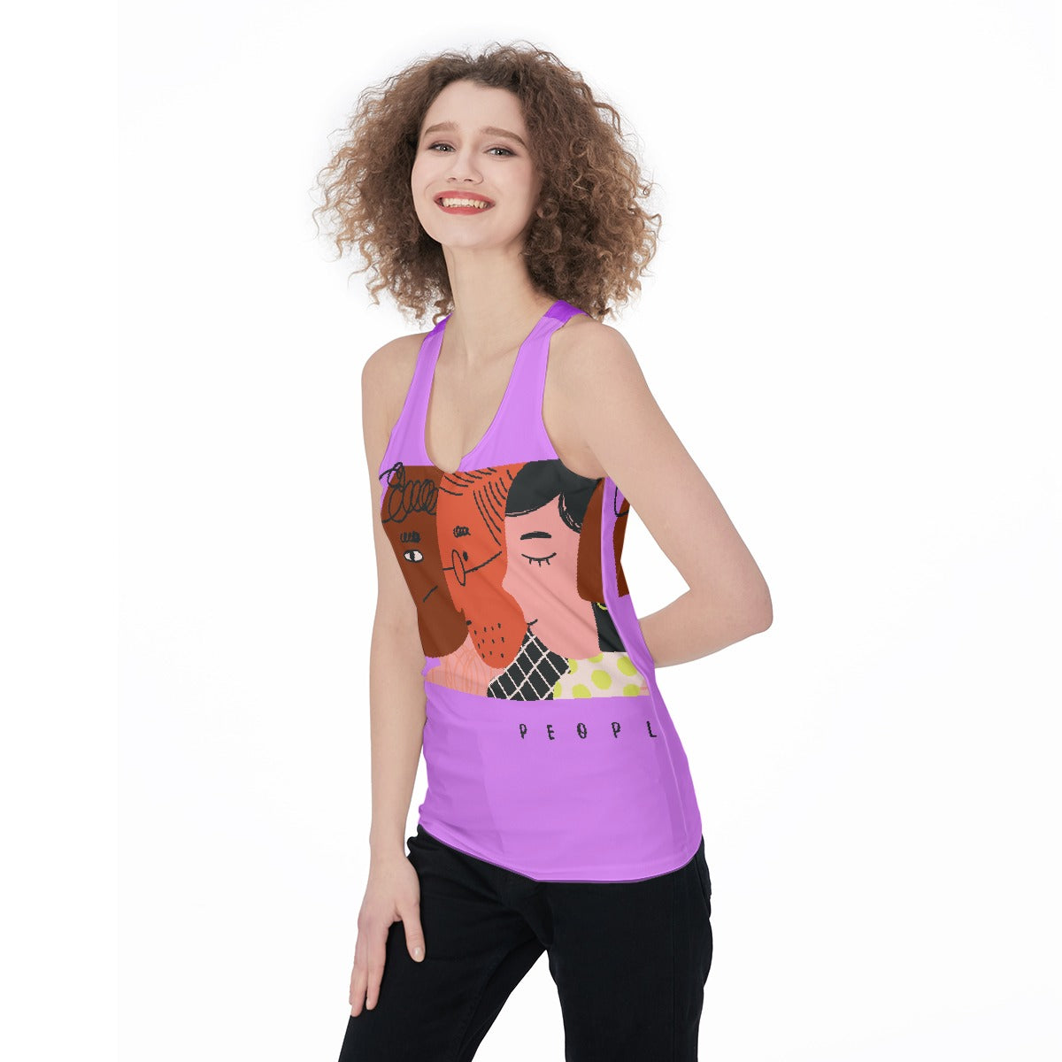 All-Over Print Women's Racerback Tank Top