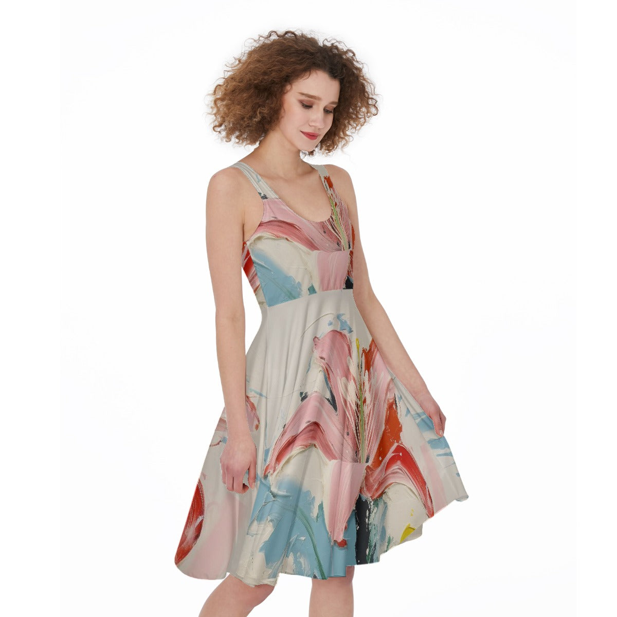All-Over Print Women's Sleeveless Dress