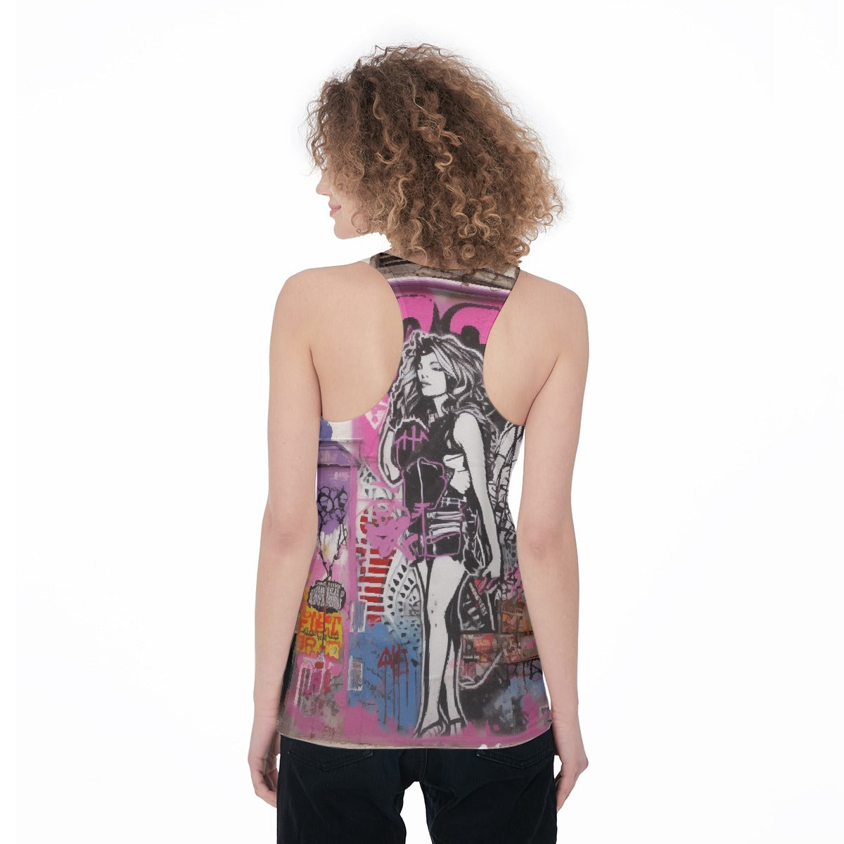 All-Over Print Women's Racerback Tank Top