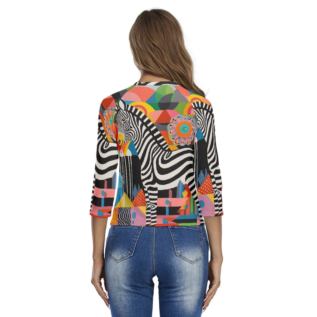 All-Over Print Women's Raglan Sleeves T-shirts