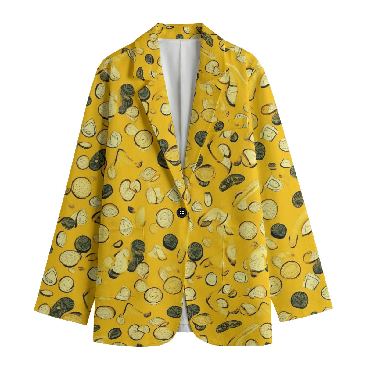 All-Over Print Women's Leisure Blazer