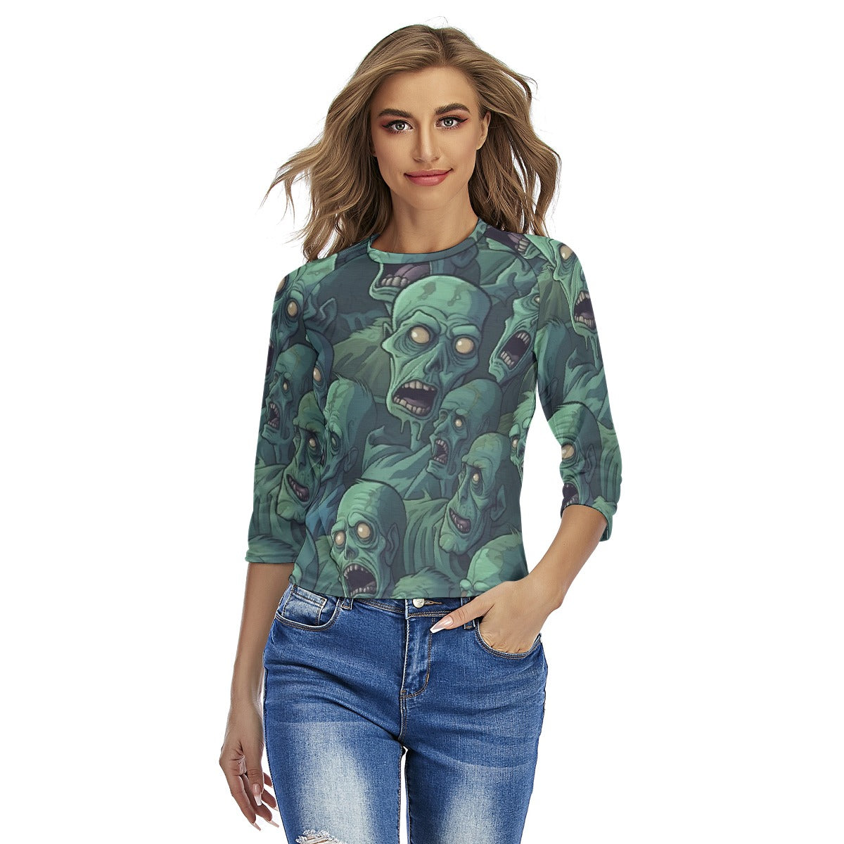 All-Over Print Women's Raglan Sleeves T-shirts