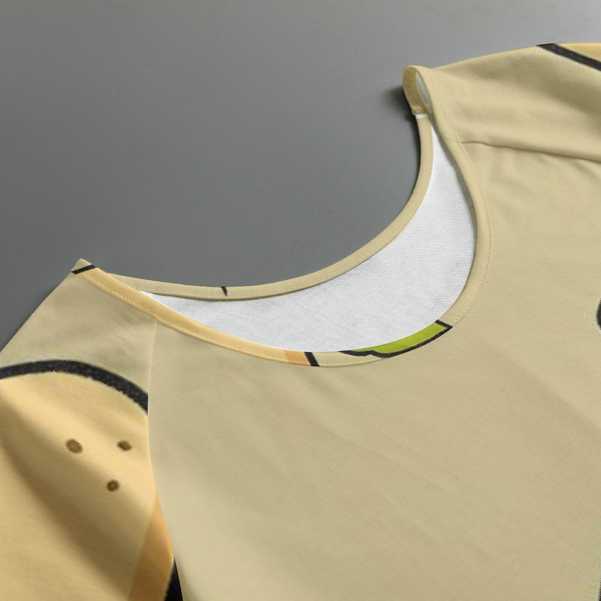 All-Over Print Women's Round Neck T-shirt With Raglan Sleeve