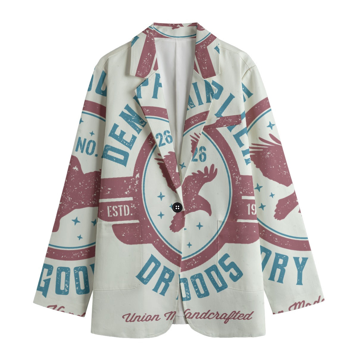 All-Over Print Women's Leisure Blazer