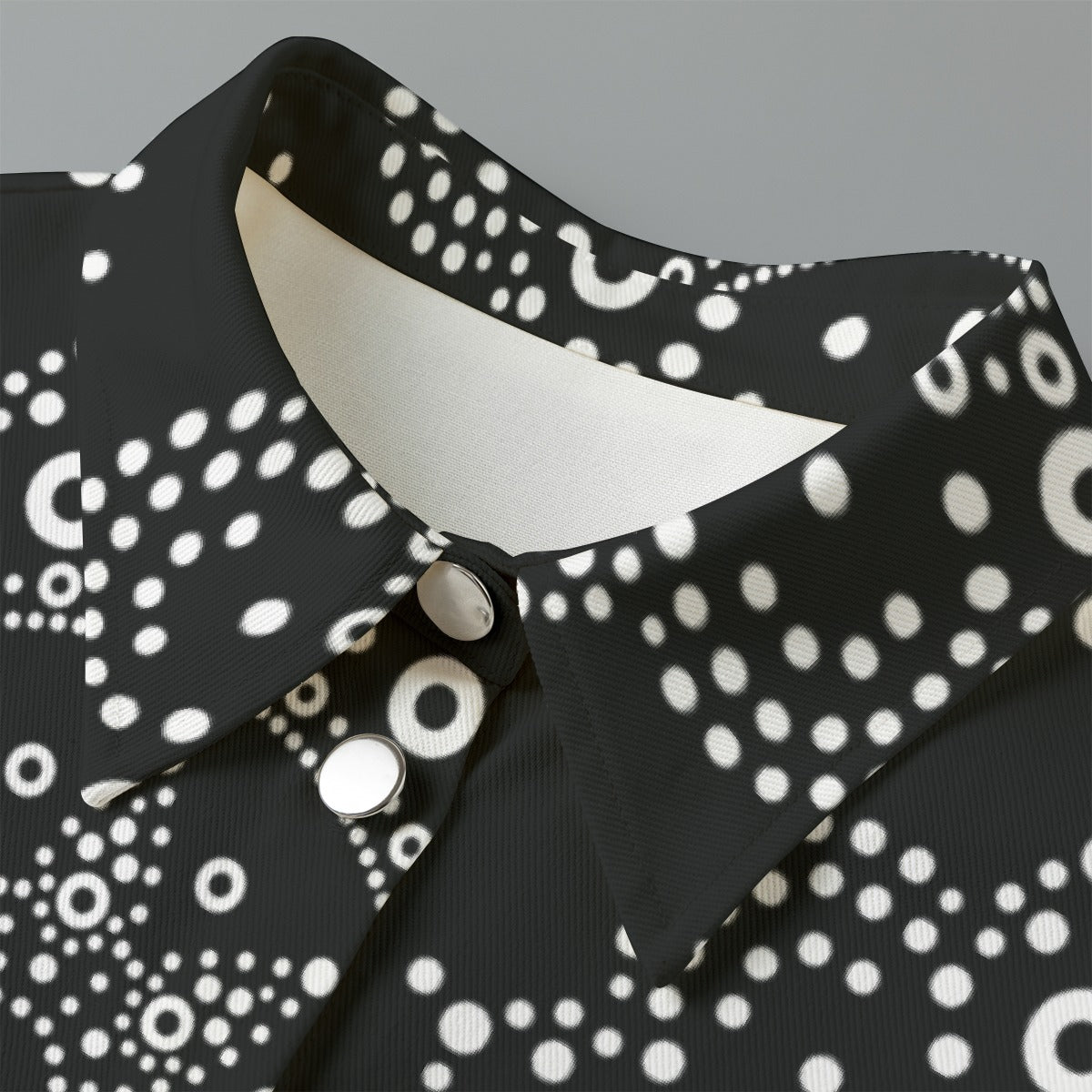 All-Over Print Women's Cropped Jacket | 245GSM Cotton