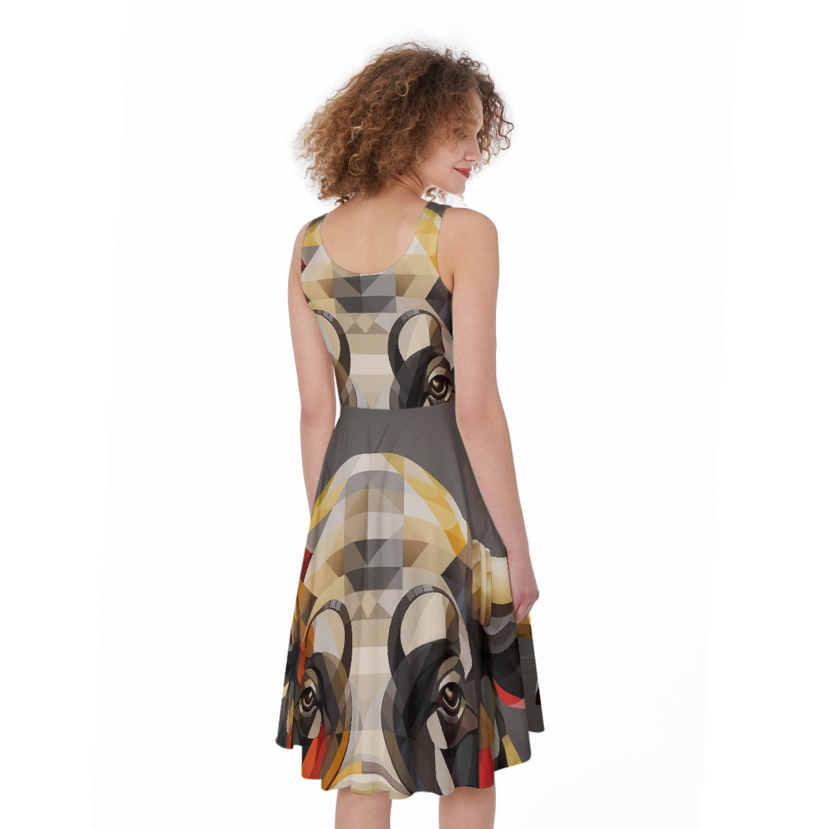 All-Over Print Women's Sleeveless Dress