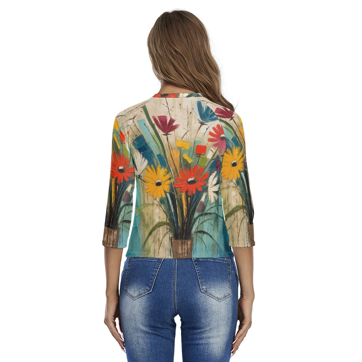 All-Over Print Women's Raglan Sleeves T-shirts