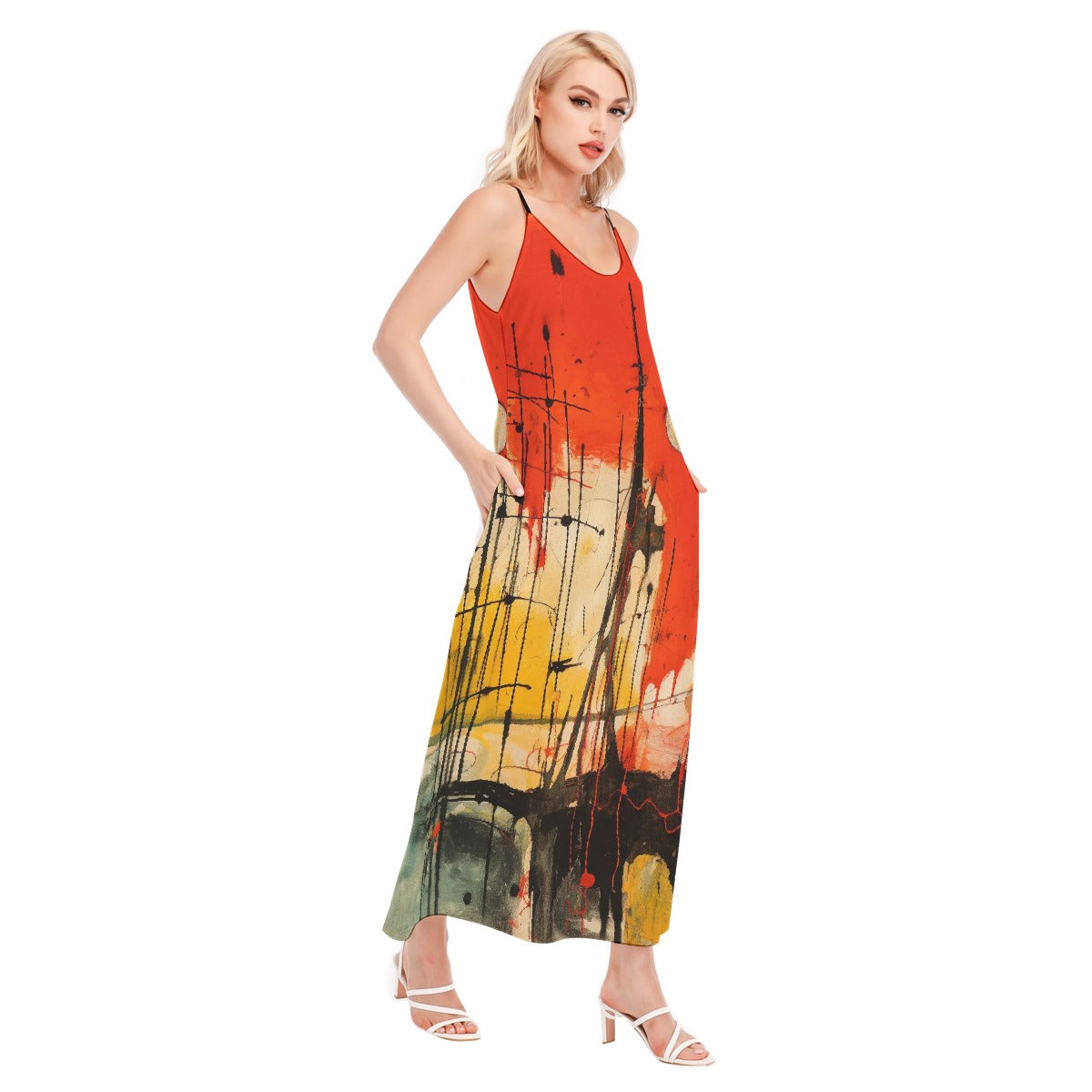 All-Over Print Women's Sling Dress