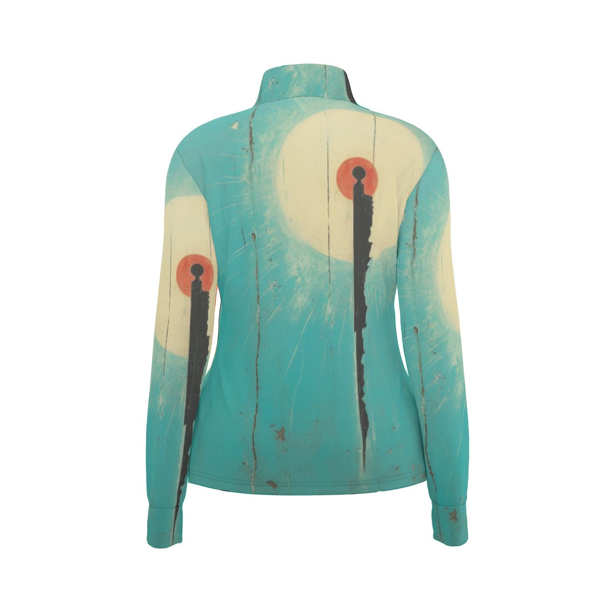 All-Over Print Women's Long Sleeve Thumbhole Jacket
