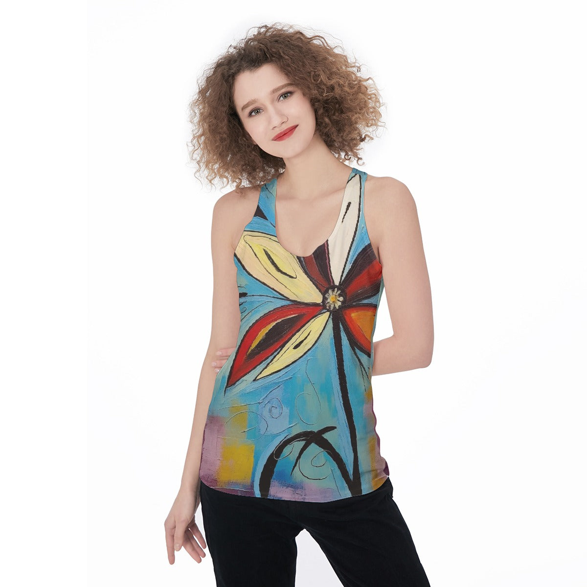 All-Over Print Women's Racerback Tank Top