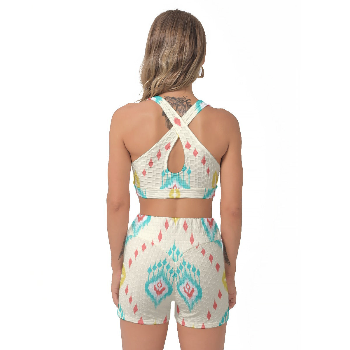 All-Over Print Women's Sports Bra Suit