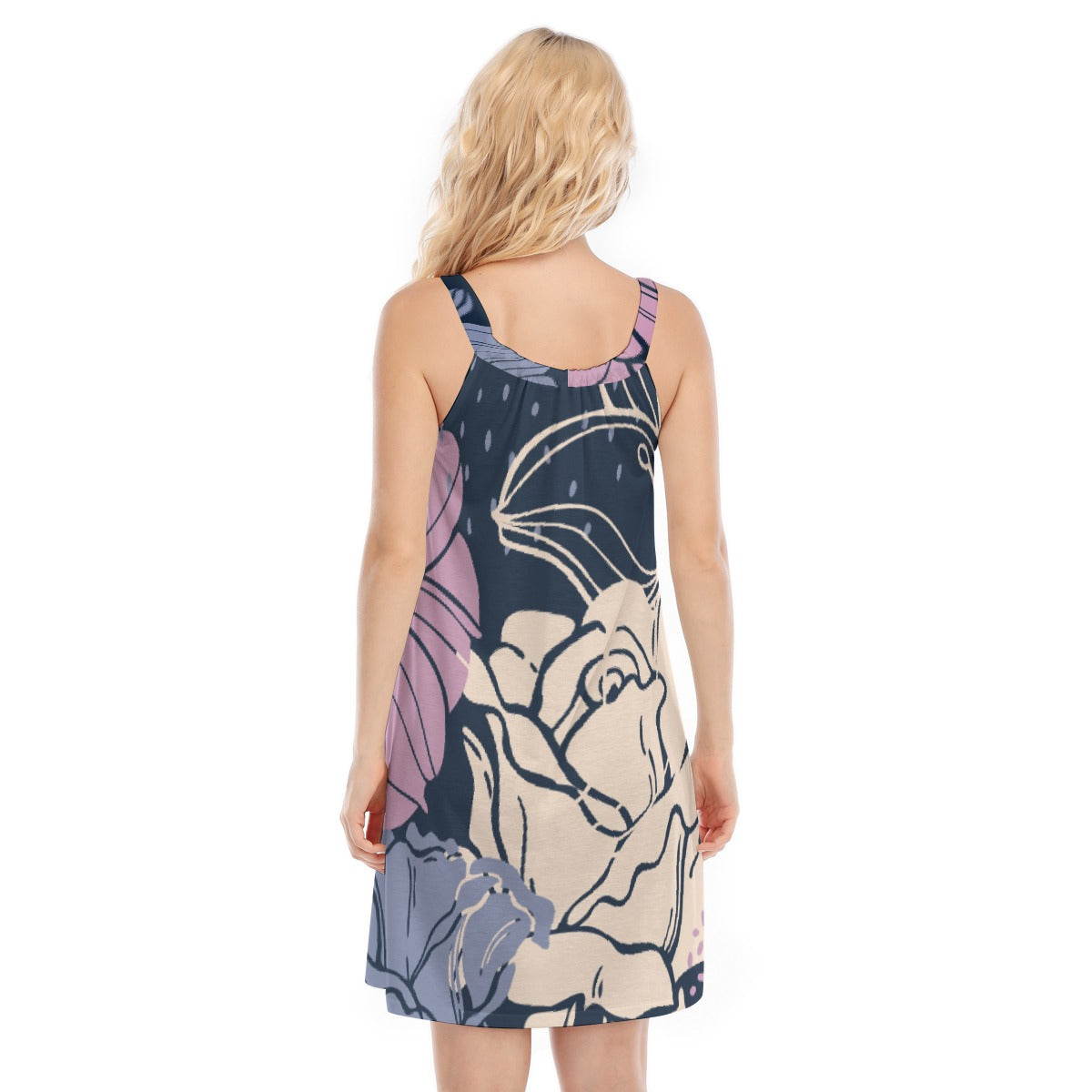 All-Over Print Women's Sleeveless Cami Dress