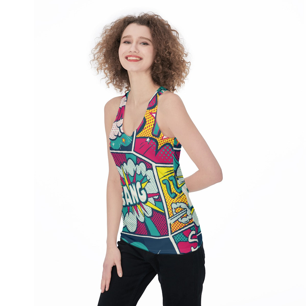 All-Over Print Women's Racerback Tank Top