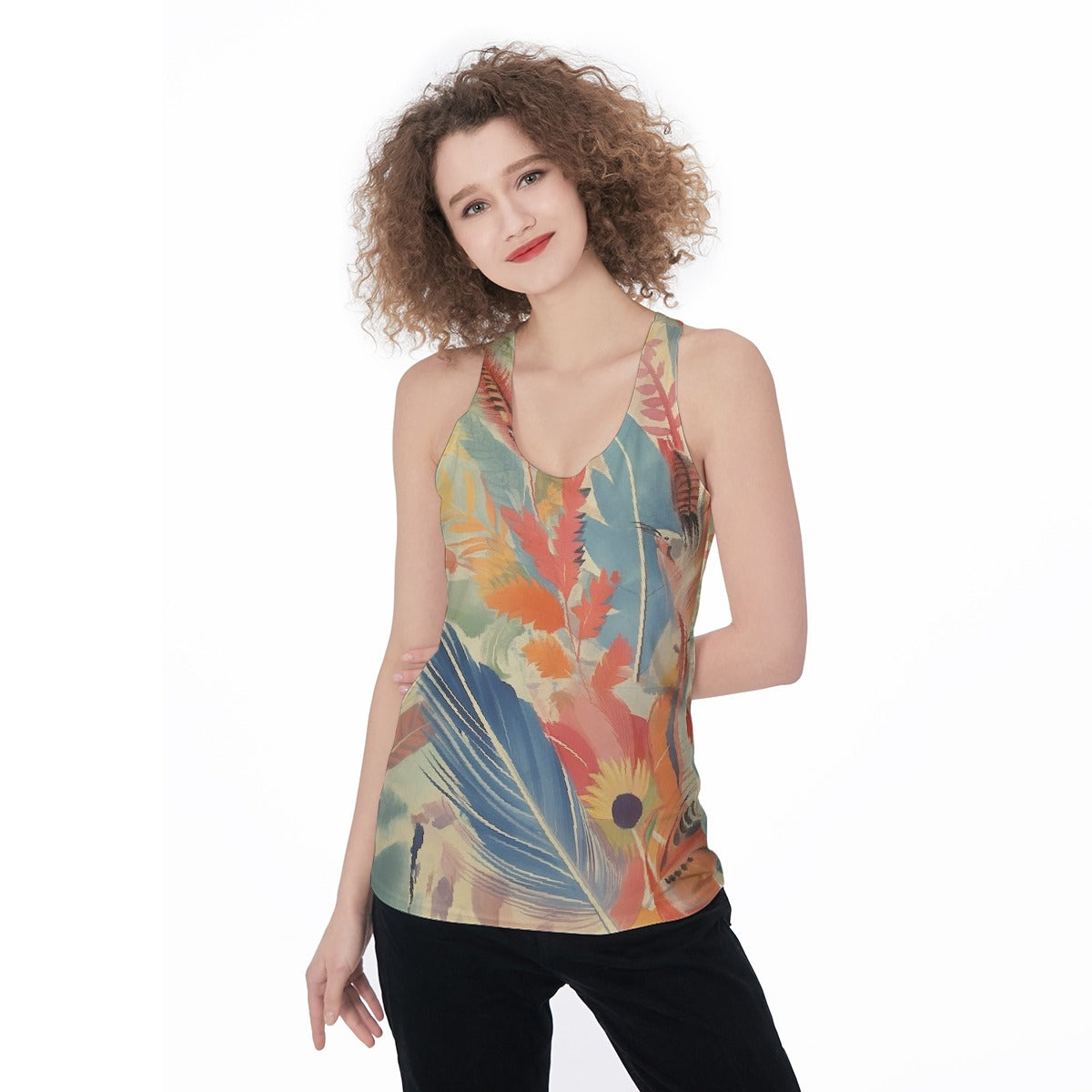 All-Over Print Women's Racerback Tank Top