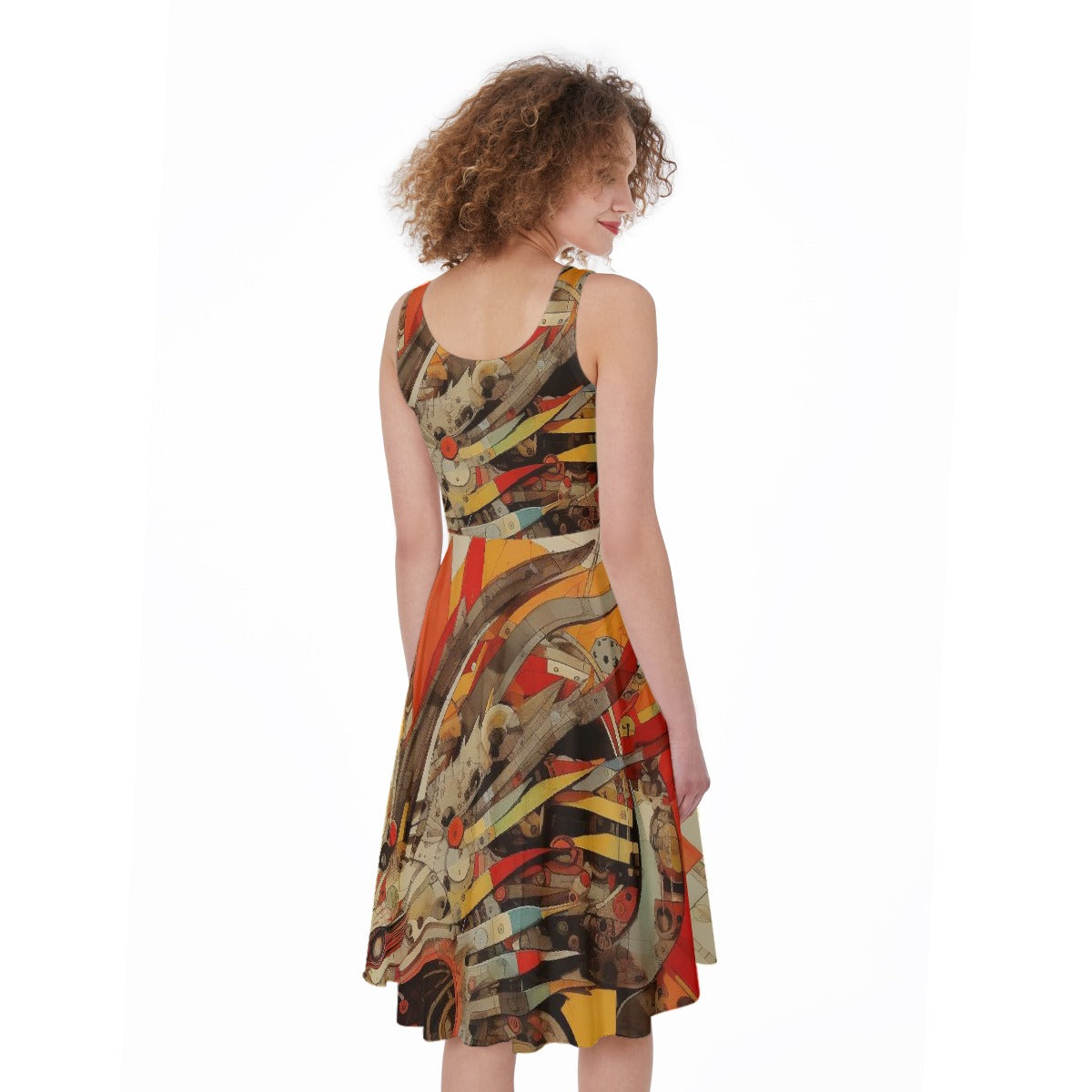 All-Over Print Women's Sleeveless Dress