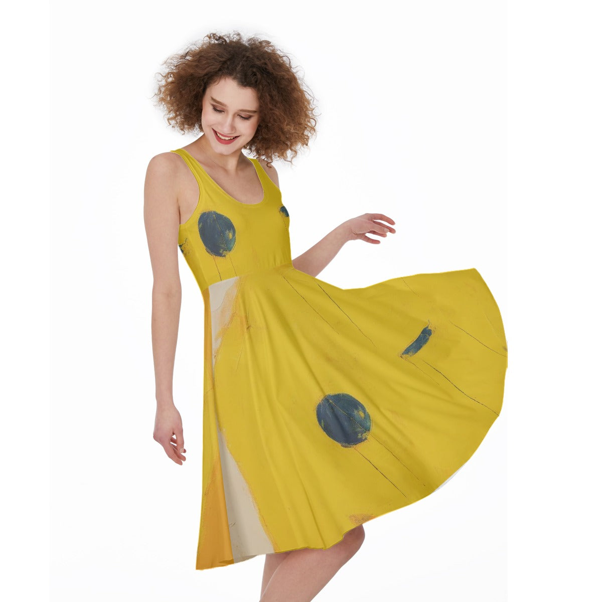 All-Over Print Women's Sleeveless Dress