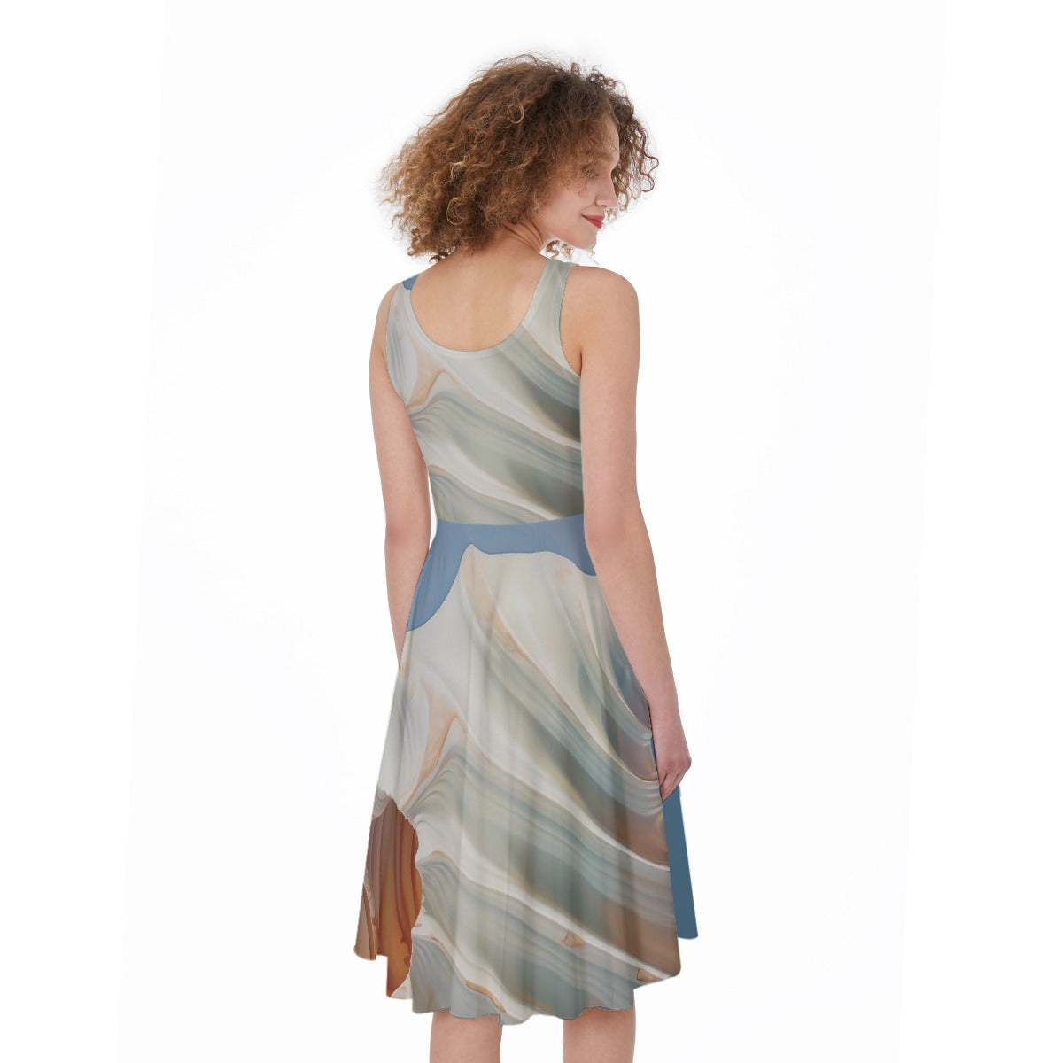 All-Over Print Women's Sleeveless Dress