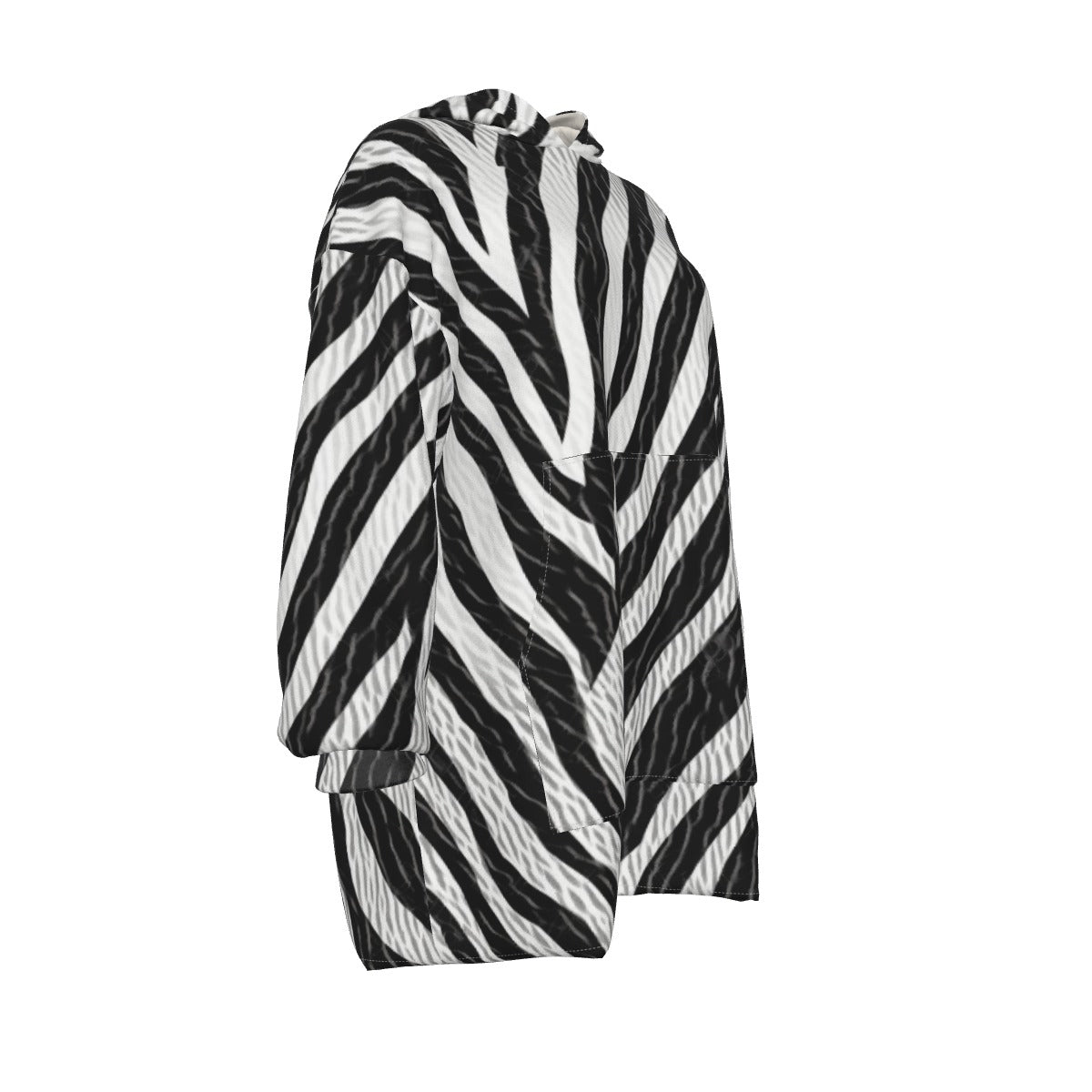All-Over Print Women's Sherpa Fleece Hoodie Blanket