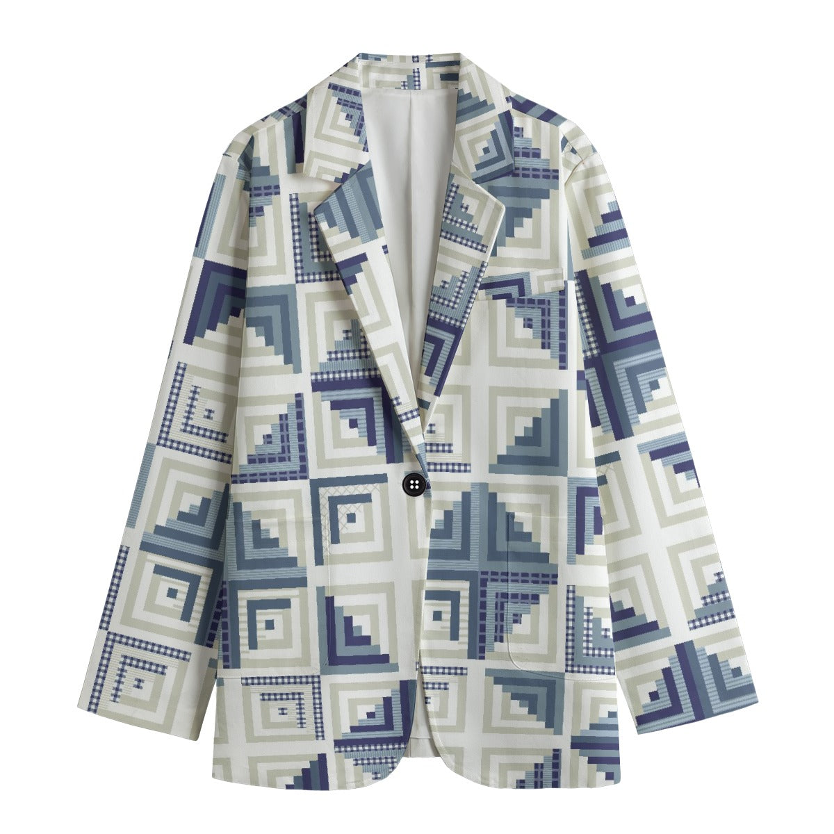 All-Over Print Women's Leisure Blazer