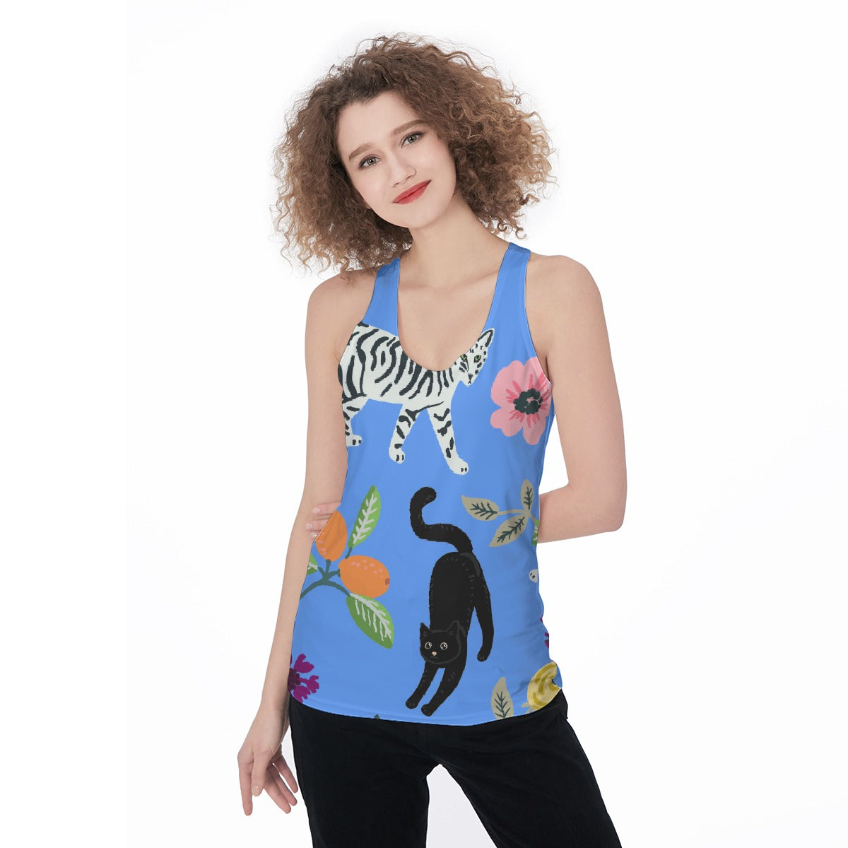 All-Over Print Women's Racerback Tank Top