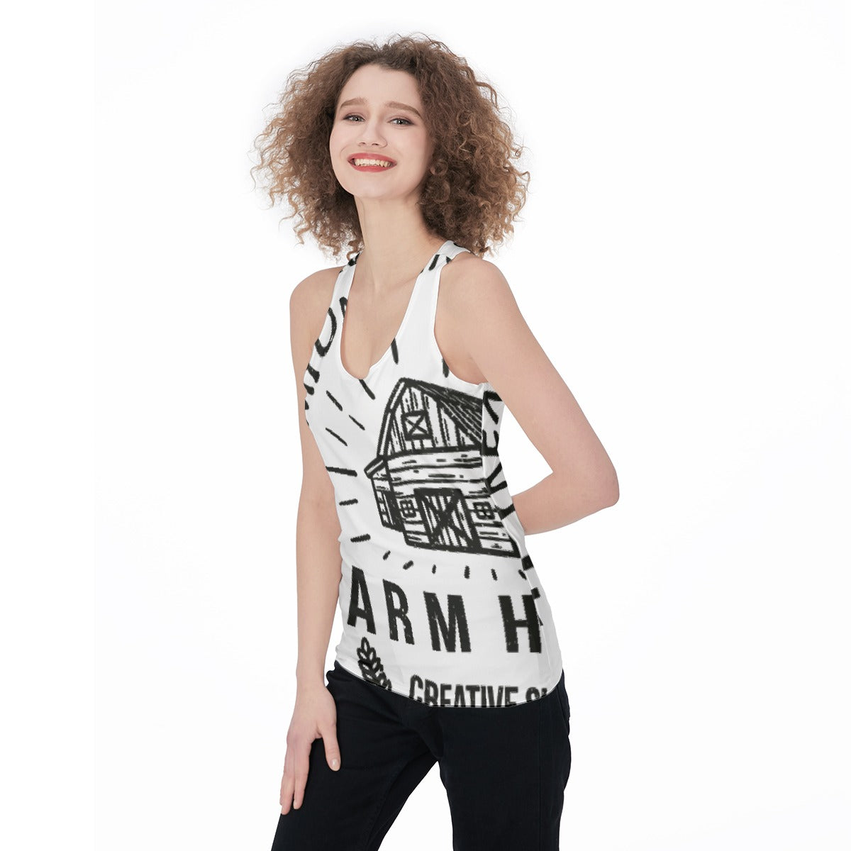 All-Over Print Women's Racerback Tank Top