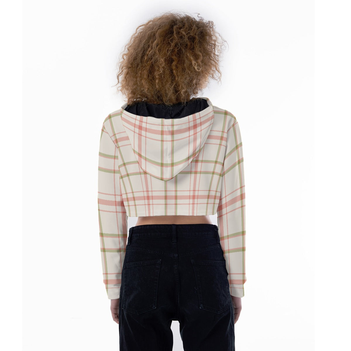 All-Over Print Women's Crop Top Hoodie