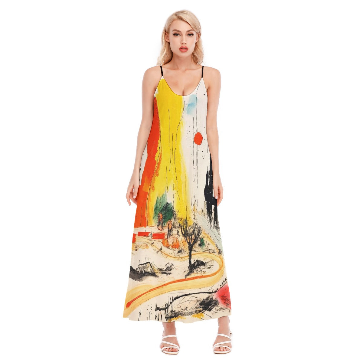 All-Over Print Women's Sling Dress