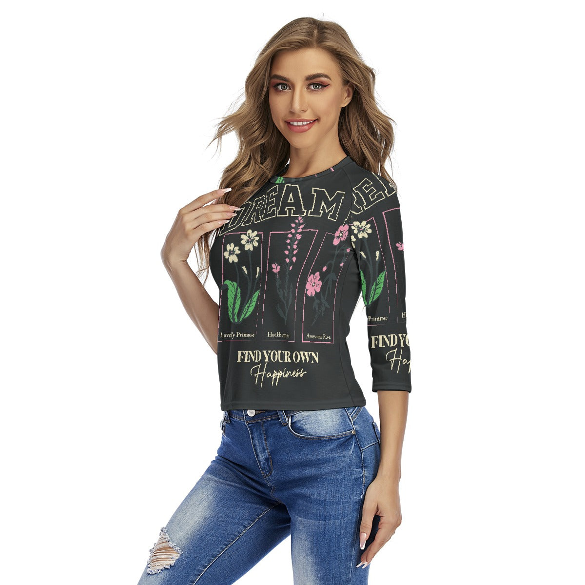 All-Over Print Women's Raglan Sleeves T-shirts
