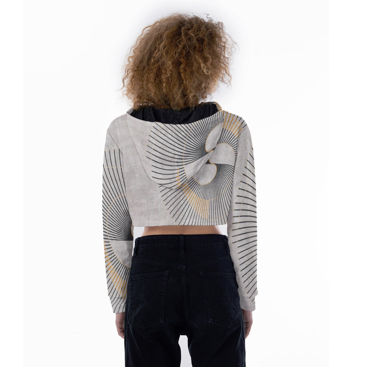 All-Over Print Women's Crop Top Hoodie